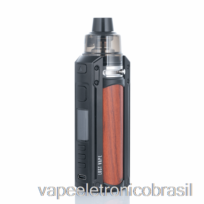 Vape Recarregável Perdido Vape Ursa Quest 100w Pod Mod Kit Preto / Vermelho Sândalo